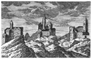 Auf den Bergen die Burgen