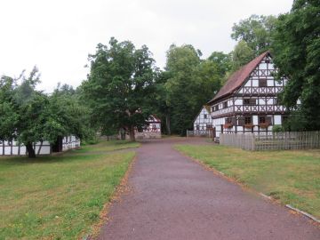 Blick auf das Freilichtmuseum