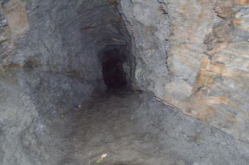 Verbindungstunnel zwischen Örtelsvilla und der unterirdischen Telefonanlage